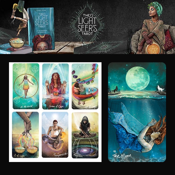 [COD] Kartu Tarot Light Seer's 78 Cards Deck | English Guide Book