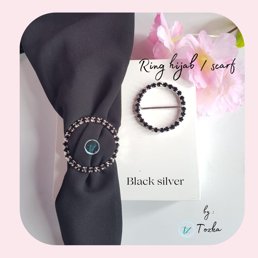 Ring hijab syal I cincin jilbab scarf