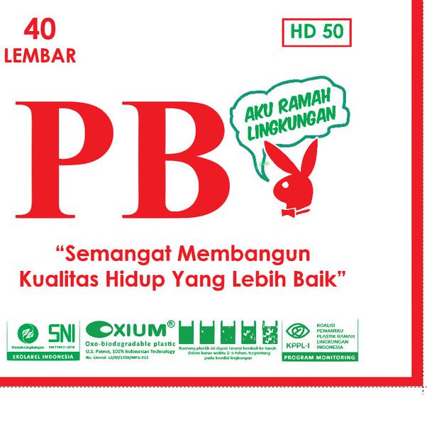 

KANTONG PLASTIK KRESEK JUMBO RAMAH LINGKUNGAN UKURAN 50 PB KELINCI - Putih