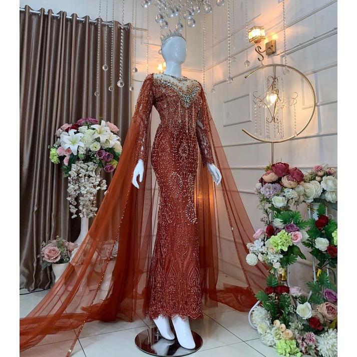 KEBAYA PENGANTEN / GAUN SLIM /KEBAYA/BAJU PESTA MASA KINI