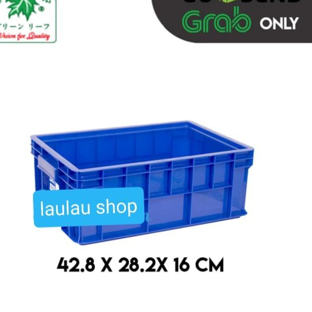 

Container Box 2245P Green Leaf / Krat Industri 2245 P Kotak Spare Part