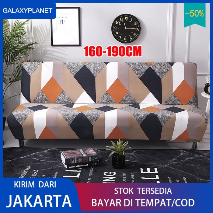 Cov Anti-Selip Cover Sofa/Cover Sofa Bed /Sarung Sofa Bed Motif -160-190Cm