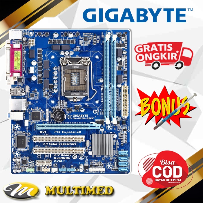 Mainboard Soket 1155 H61 Ddr3 Asus/ Gigabyte