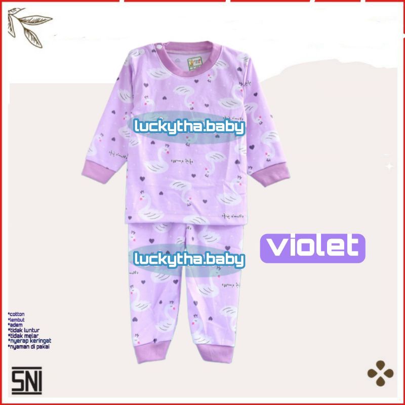 mom's gift piyama -setelan panjang anak perempuan dan laki-laki motif angsa/ setelan panjang moms gift terbaru angsa series  / piyama bayi perempuan laki-laki mom's gift