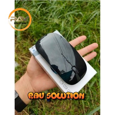 Mouse  wireless gaming  murah slim 2.4Ghz - Putih/hitam/wireless mouse gaming/  - RAV SOLUTION