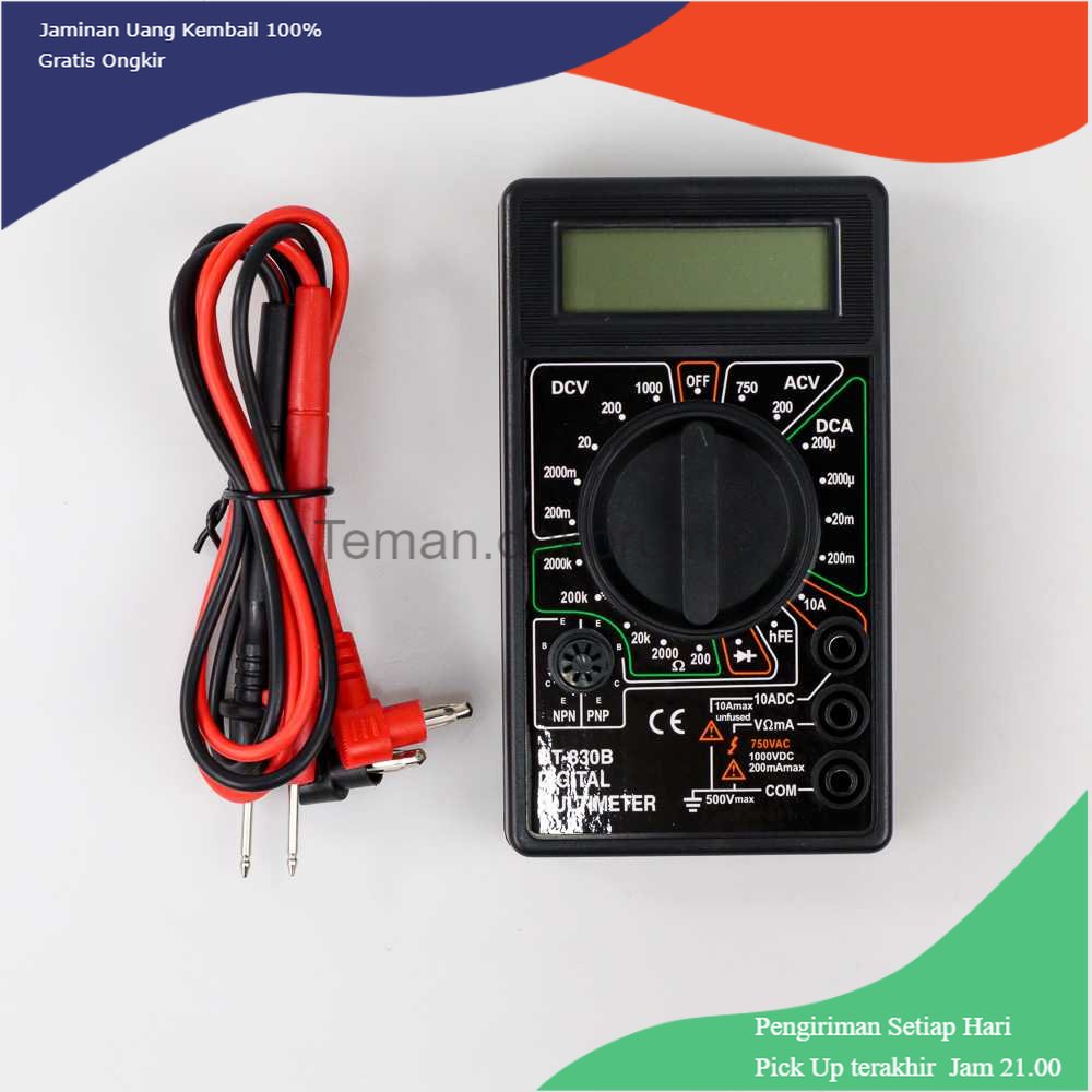 TD - PR2 Vastar Pocket Size Digital Multimeter - DT830B