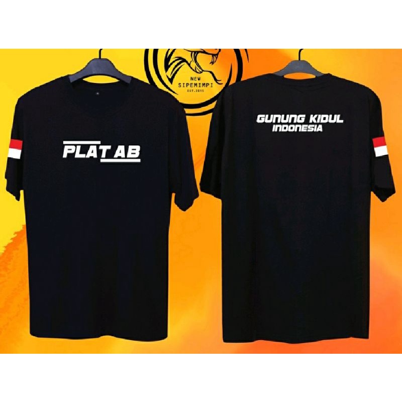 KAOS PLAT AB GUNUNG KIDUL INDONESIA