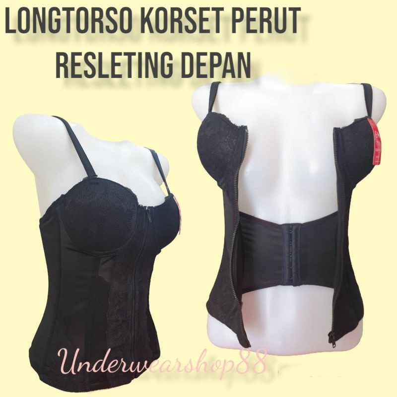 Longtorso Korset Badan/Longtorso Kebaya Peramping Perut/Longtorso Dalaman Kebaya/Size 34 - 44