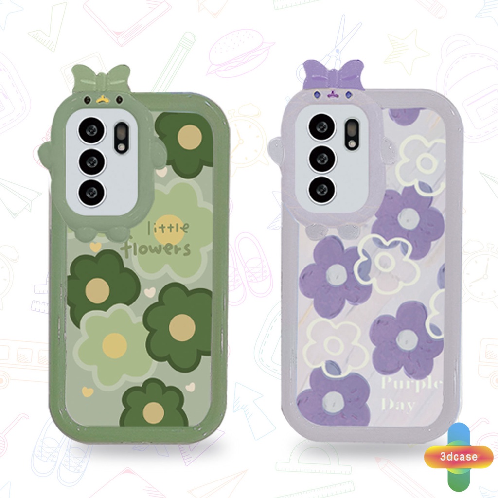 Soft Case Desain Bunga Monster 3D Untuk OPPO A57 A56 A55 A7 A5 A9 A31 A53 A33 2020 A15 A54 A5S A3S A76 A96 A16 A95 A77S A12 A1K A16E A16K A54S Reno 5 Lite 5F A74 A15S A52 A11K A92 A35 A11 A93 A32 A72 A94 A53S F19 F17 21 PRO