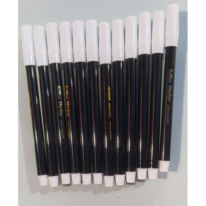 

spidol atline warna polos/spidol hitam.biru.merah