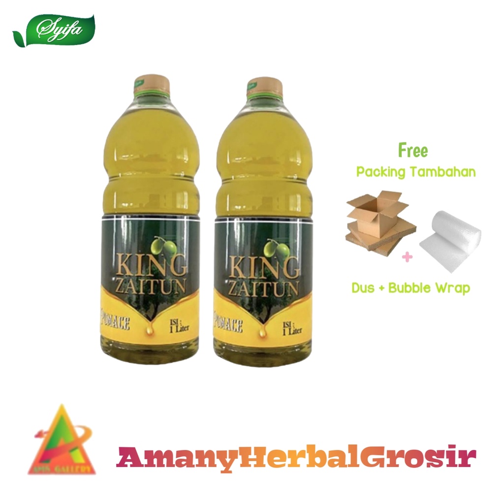 

KING ZAITUN POMACE 1 LITER PENGGANTI MINYAK GORENG/KING POMACE 1 LITER