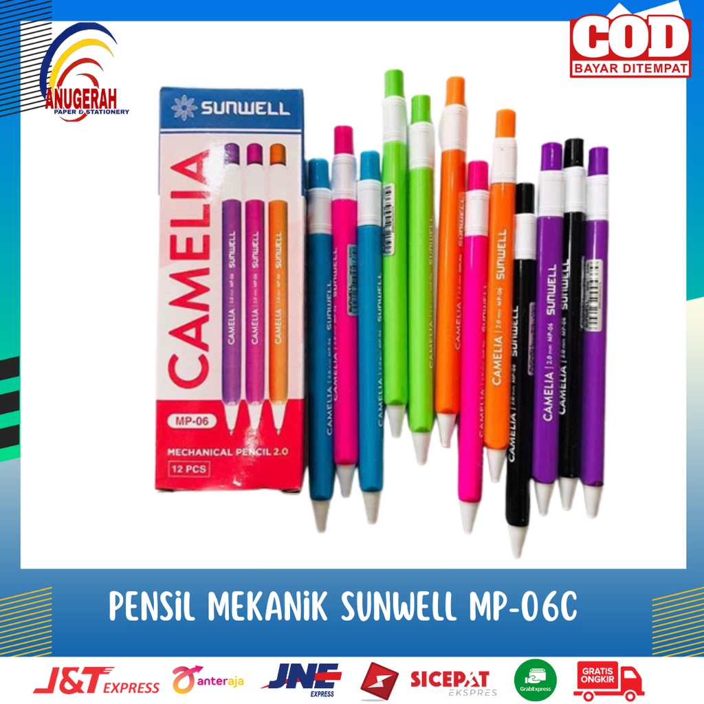 

Pensil Mekanik Sunwell Mp-06C 2.0MM (PCS)