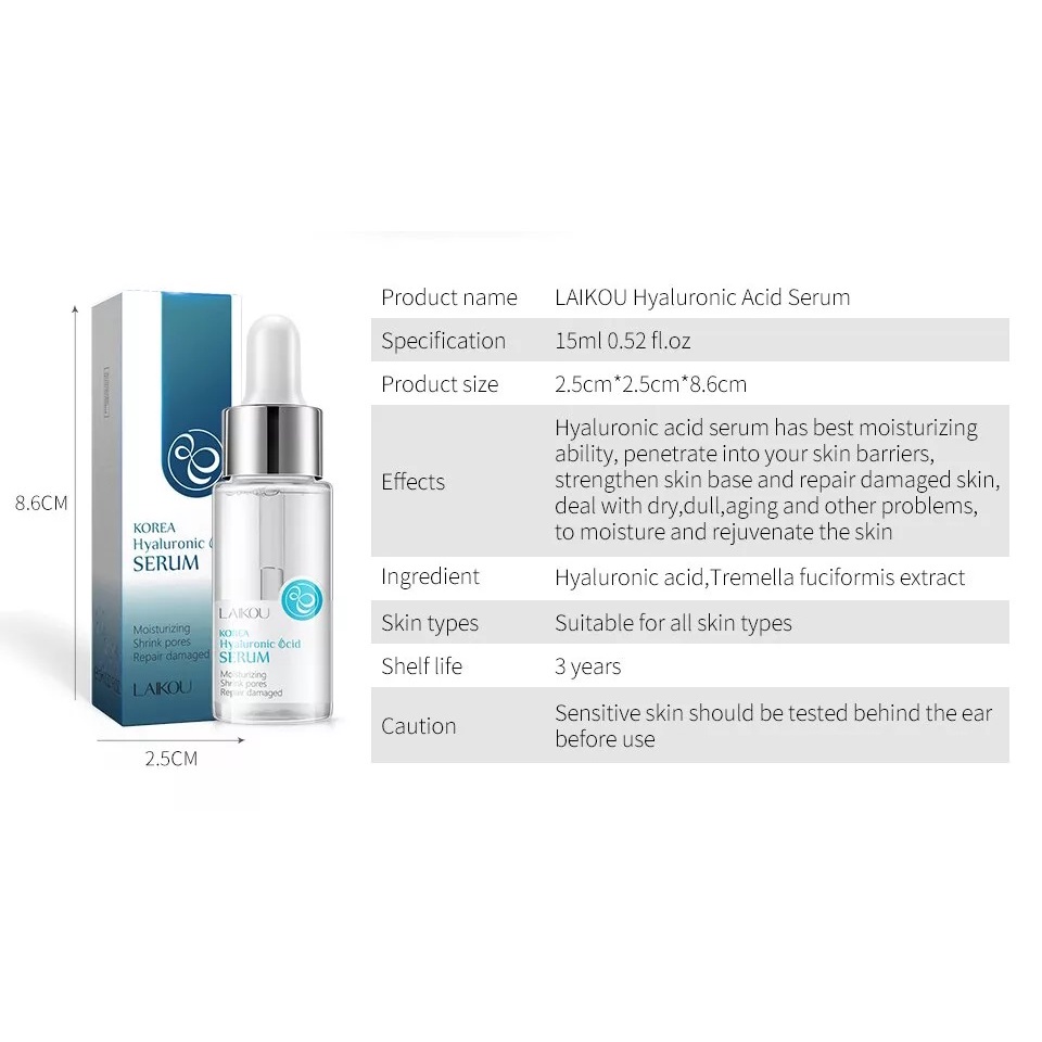 Hope Store - LAIKOU Serum Shrink Pores Sakura Jepang Pengecil Pori Wajah
