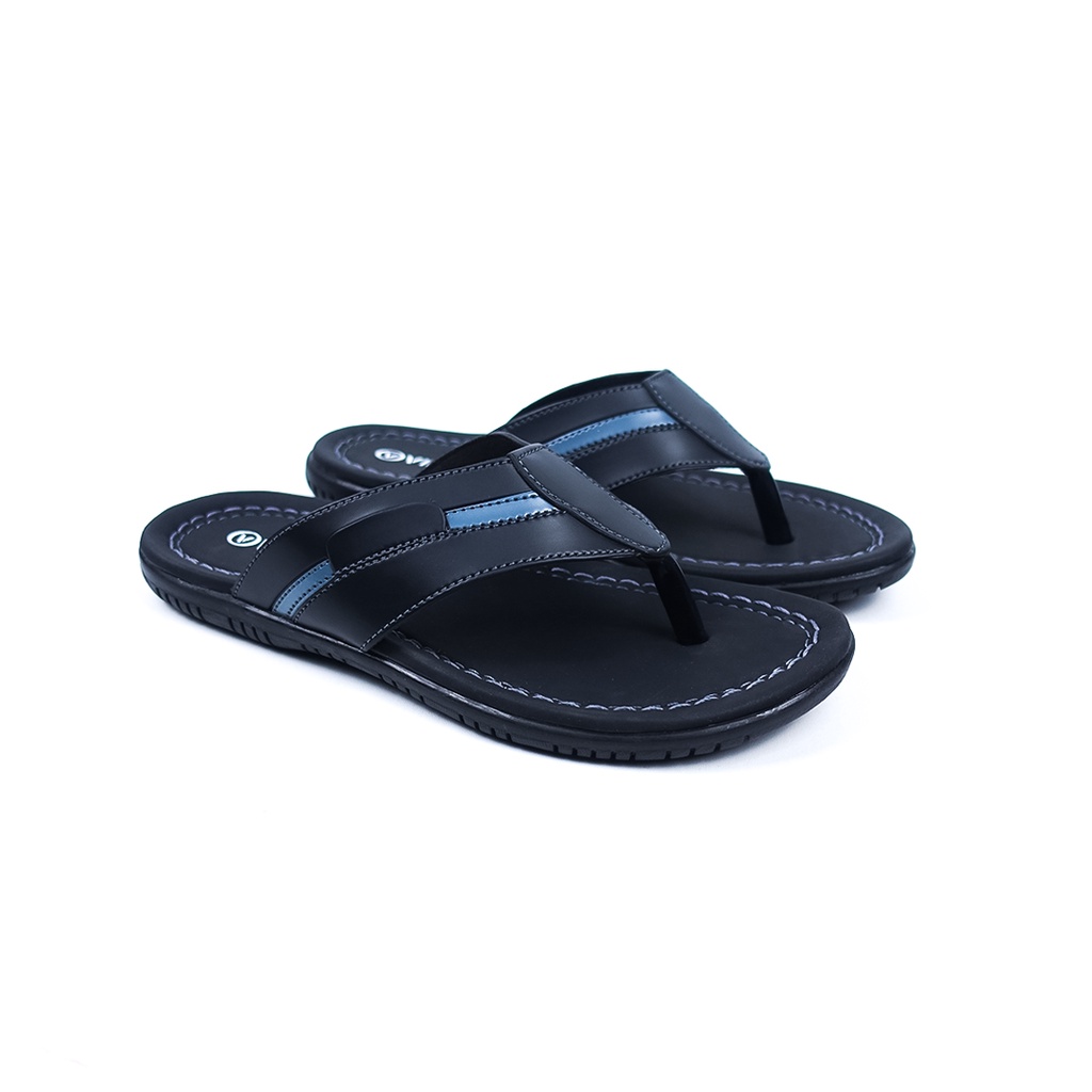 Sandal Pria Kulit Dewasa Model Jepit Casual VInci 01