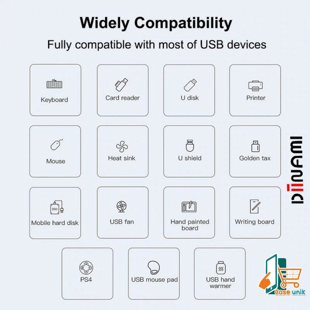 DIINAMI G05 Kabel Adapter USB Hub Type C Cable Multi Port 4 in 1 to USB 3.0 Macbook Air Pro 2020 2021 M1 CS4976