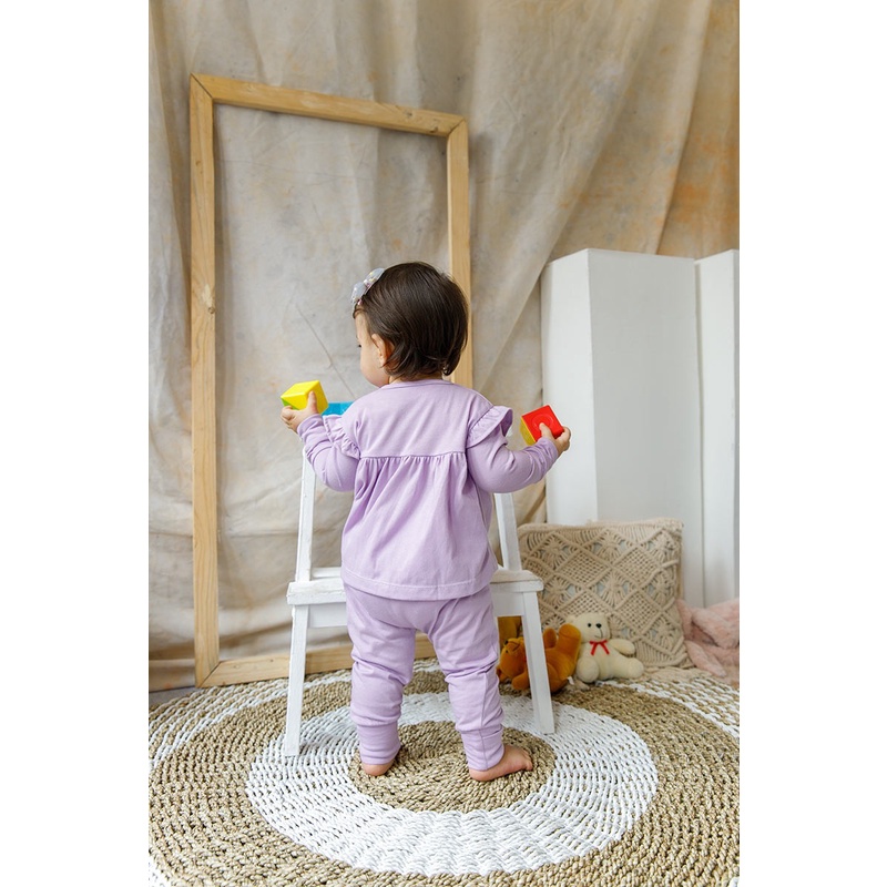 KOTTONVILLE SETELAN BAJU TIDUR PIYAMA ANAK BAYI ESSENTIALS SURI FOLDABLE PAJAMAS SET 0-2 TAHUN