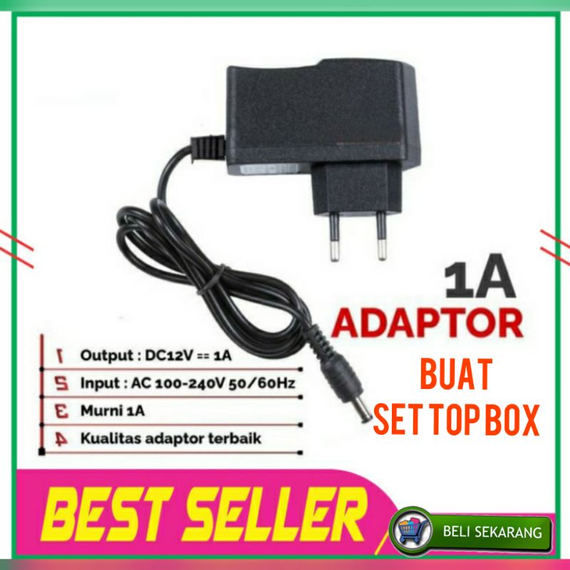 ADAPTOR BUAT STB SET TOP BOX,CCTV,LG SAT, RECEIVER TV K-VISION/ ADAPTOR UNIVERSAL