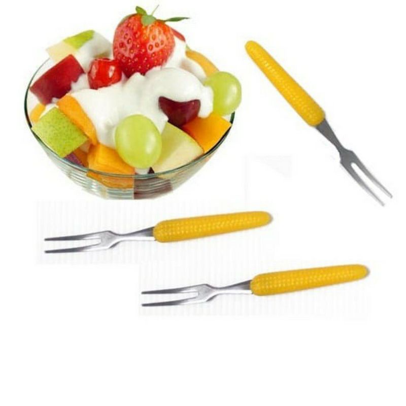 Garpu Jagung /garpu kecil kecil Stainless