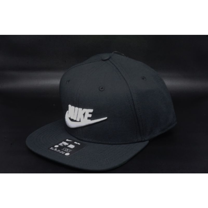 Topi Nike Futura Pro Cap Snapback Black Original BNWT Resmi Termurah