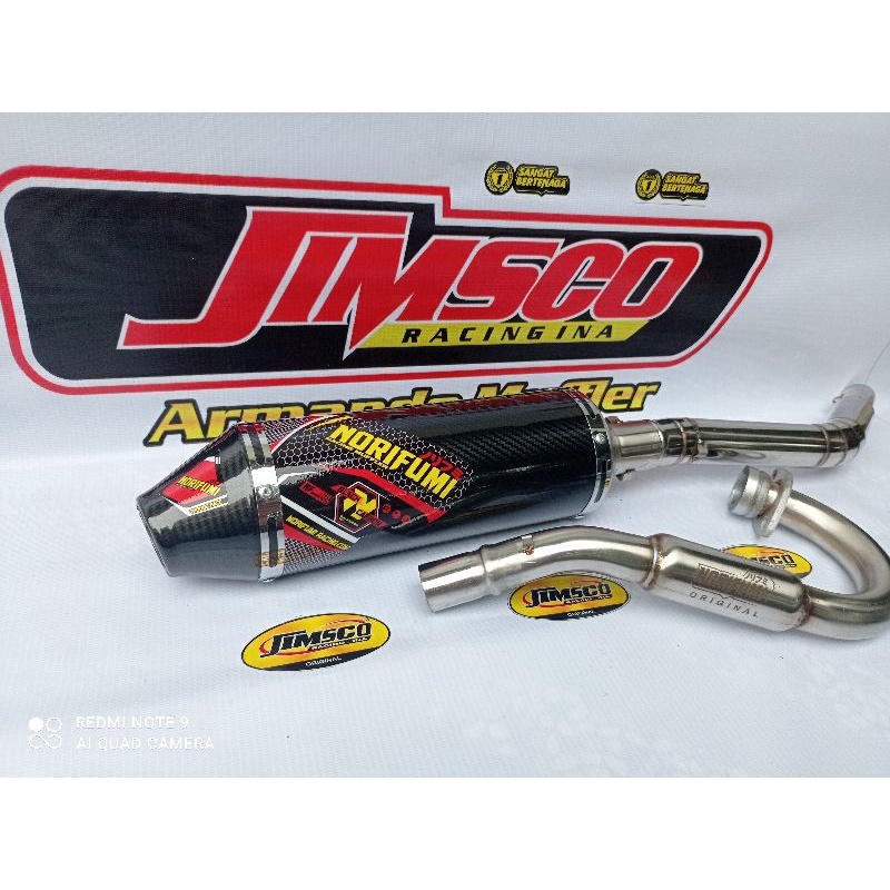 Knalpot Norifumi PNP KLX 150 d tracker KLX BF wr155 Viar cross 150 Vixion Trail MX trail Fu trail