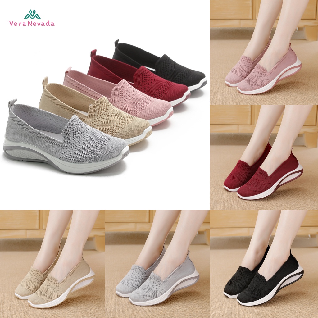 Vera Nevada Sepatu Flat Slip On Wanita Shoes #VL02