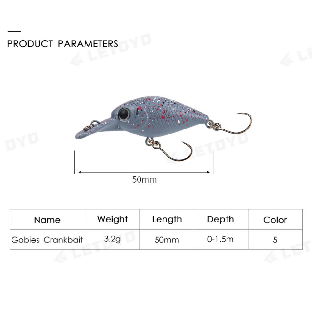 Preva Umpan Engkol Luya Aksesoris Fishing Tackle 50mm/3.2g Floating Lure