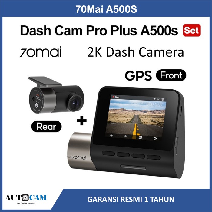 70Mai Dash Cam Pro Plus+ A500S 1944P Gps Adas 70 Mai Dvr Camera