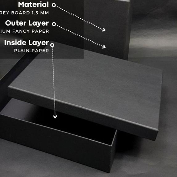 

BOX SOUVENIR TAHLILAN ukuran 29 cm x 22 cm x 8 cm - Hitam