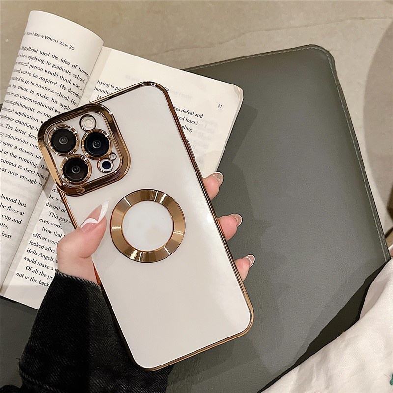 Case Pelindung Bahan Silikon Dengan Lensa Film Untuk IPhone 13 12 11 Pro Max 7 8 Plus X XR XS Max