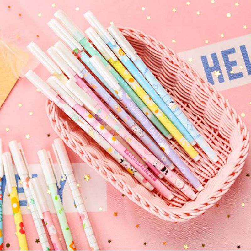 

Pulpen/Pen Gel Fancy Lucu Murah Tinta Hitam