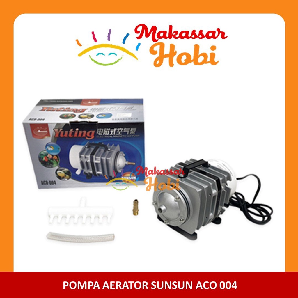 Aerator SUNSUN Yuting ACO 004 Air Pump Pompa Udara Aquarium Kolam Ikan