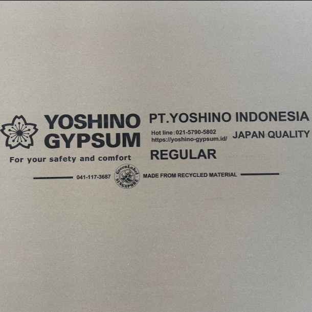 Jual Gypsum Yoshino Mm X Meter Gipsum Board Shopee Indonesia