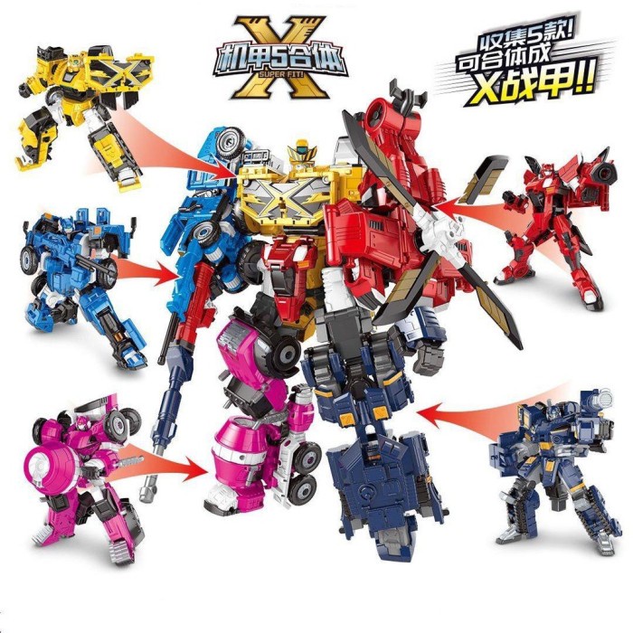 Robot Miniforce X 25cm Robot Miniforce Robot Megazord Sammy Leo Volt