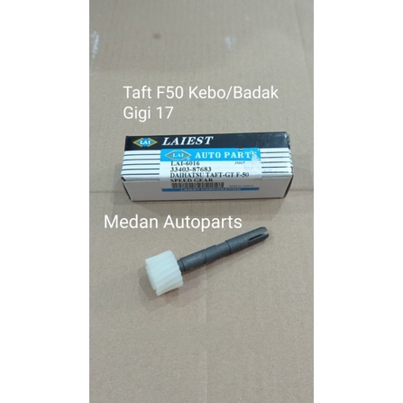 Gigi Speedometer Taft F50 Badak, Kebo kilometer transmisi