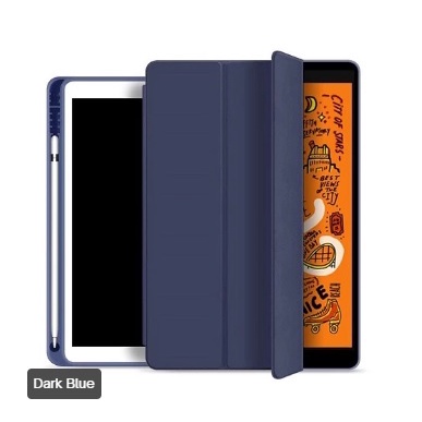 Smart Case iPad Air 1 Air 2 Pro 9.7 2016 iPad 5 iPad 6 + Slot Pencil - Dark Blue (Second Like New)