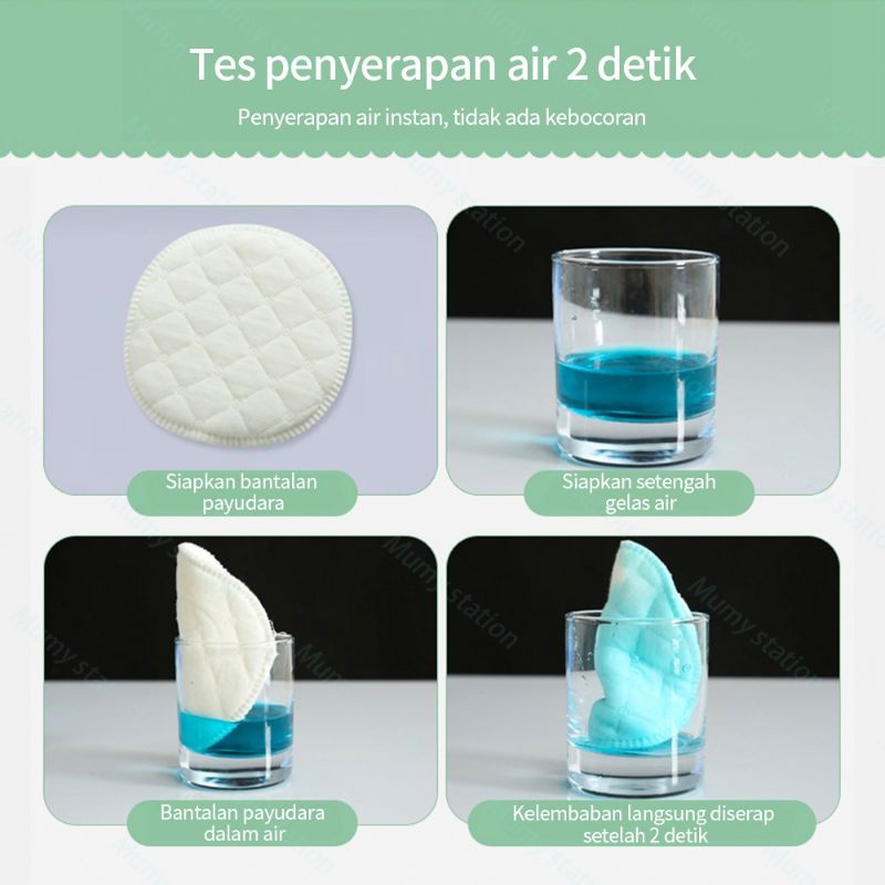 Breast pad bisa di cuci / Ztwo breast pad bisa di cuci/ washable breast pad / bantalan asi / penyerap tetesan asi