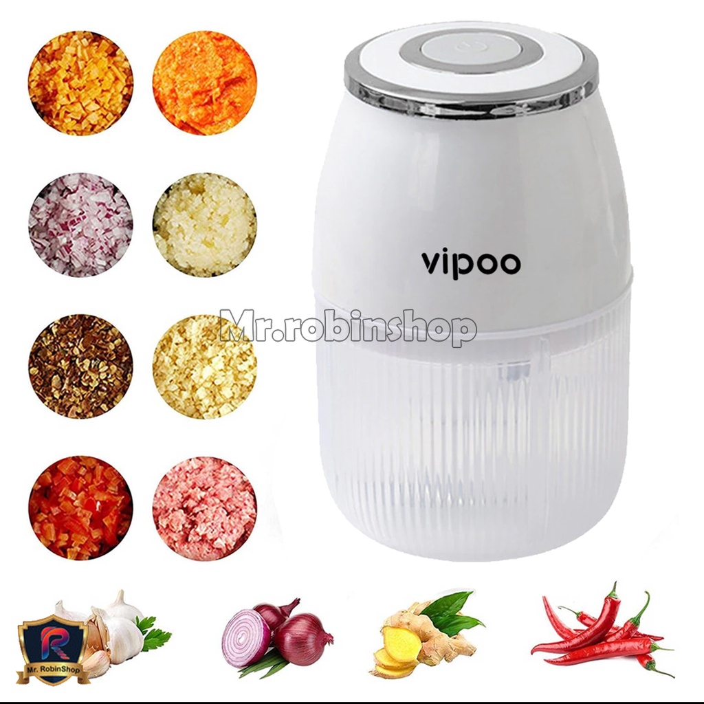 V-3022 Blender Portabel Elektrik Tanpa Kabel / Mini Chopper 300 ml blender mini penggiling bumbu dan daging