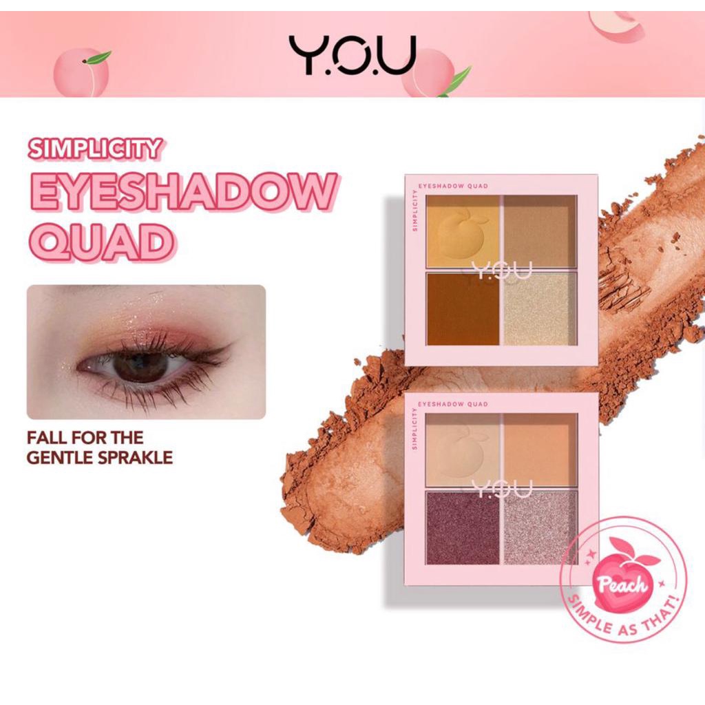 YOU The Simplicity Eyeshadow Quad Original - all varian