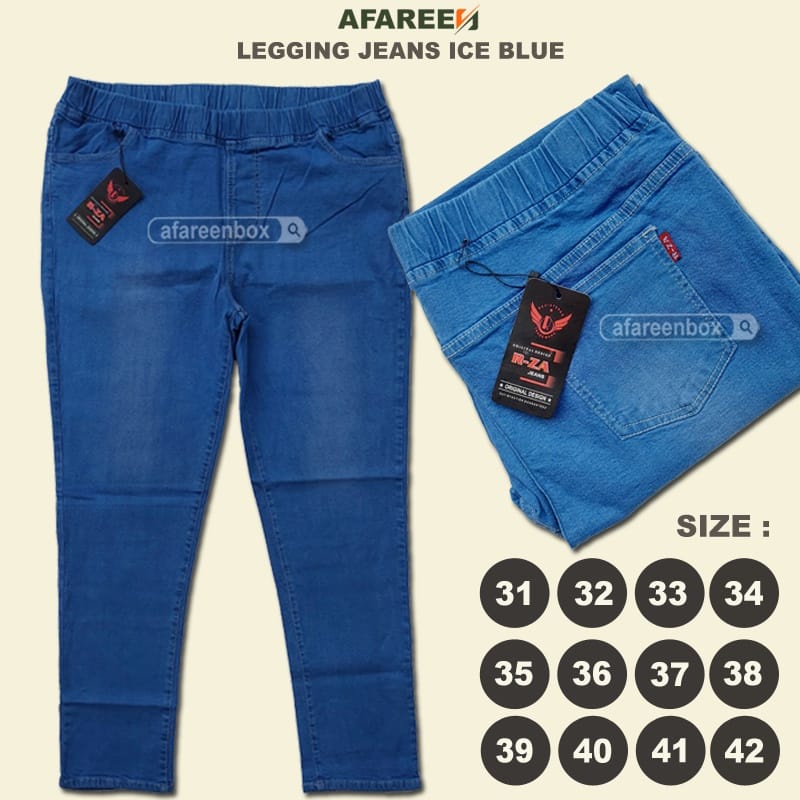 CELAN JEANS PINGGANG KARET | JEGGING JEANS | LEGGING | CELANA PANJANG WANITA