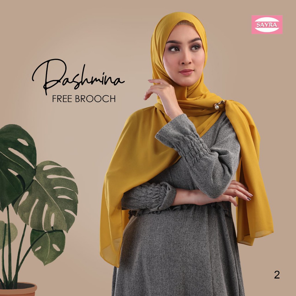 Jilbab Pashmina Free Bros Ori Sayra SAYRA1