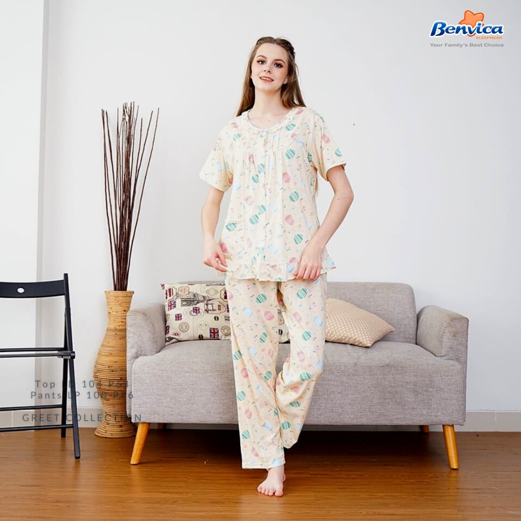 BAJU TIDUR CELANA PANJANG KAOS ALL SIZE GREET BANYAK MOTIF