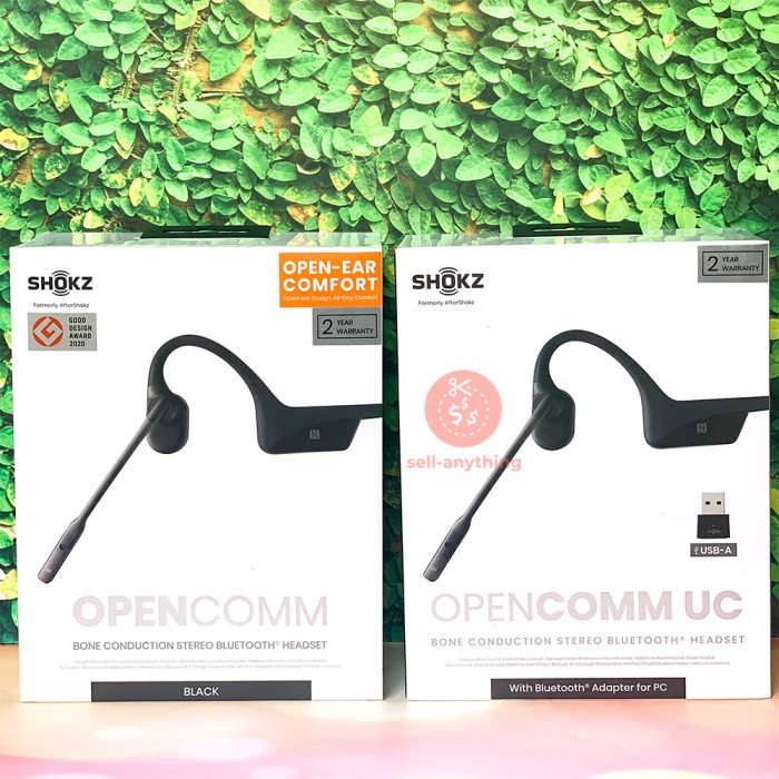 Shokz OpenComm Wireless Bone Conduction Headphones