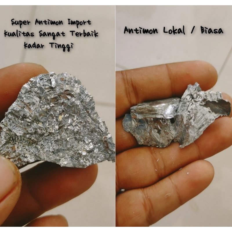 PENGERAS TIMAH IMPORT / ANTIMONY SUPER KADAR 99.99% Weight 100g IMPORT