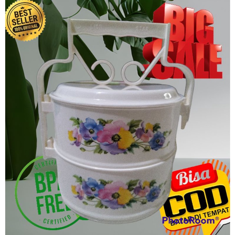 NEW RANTANG PLASTIK LION STAR 2SUSUN/LION STAR RANTANG SUSUN 2