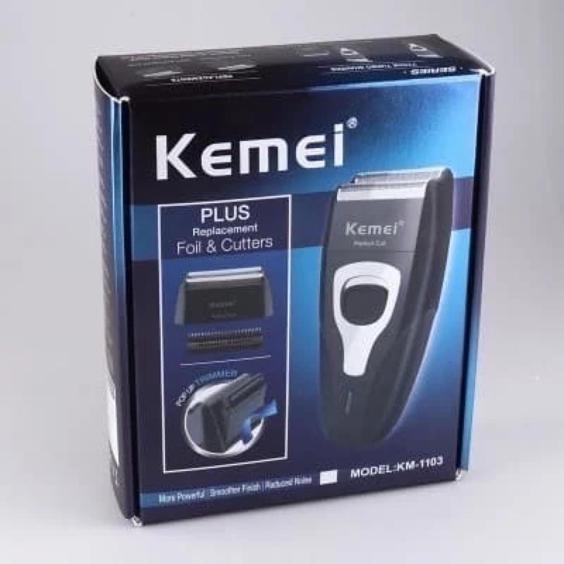 Alat Cukur Cukuran KEMEI KM-1103 Cukur Bulu Rambut Jenggot Kumis shaver km1103