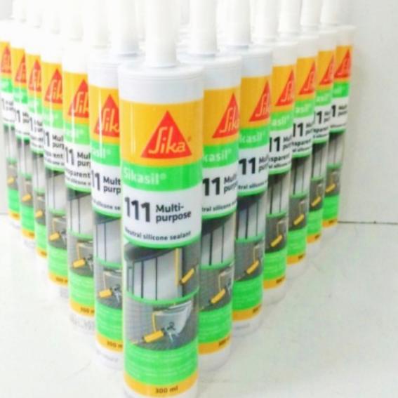 

Lem Sika 111/Sikasil 111 Silicone Sealant Neutral Food Grade 300ml - Grey