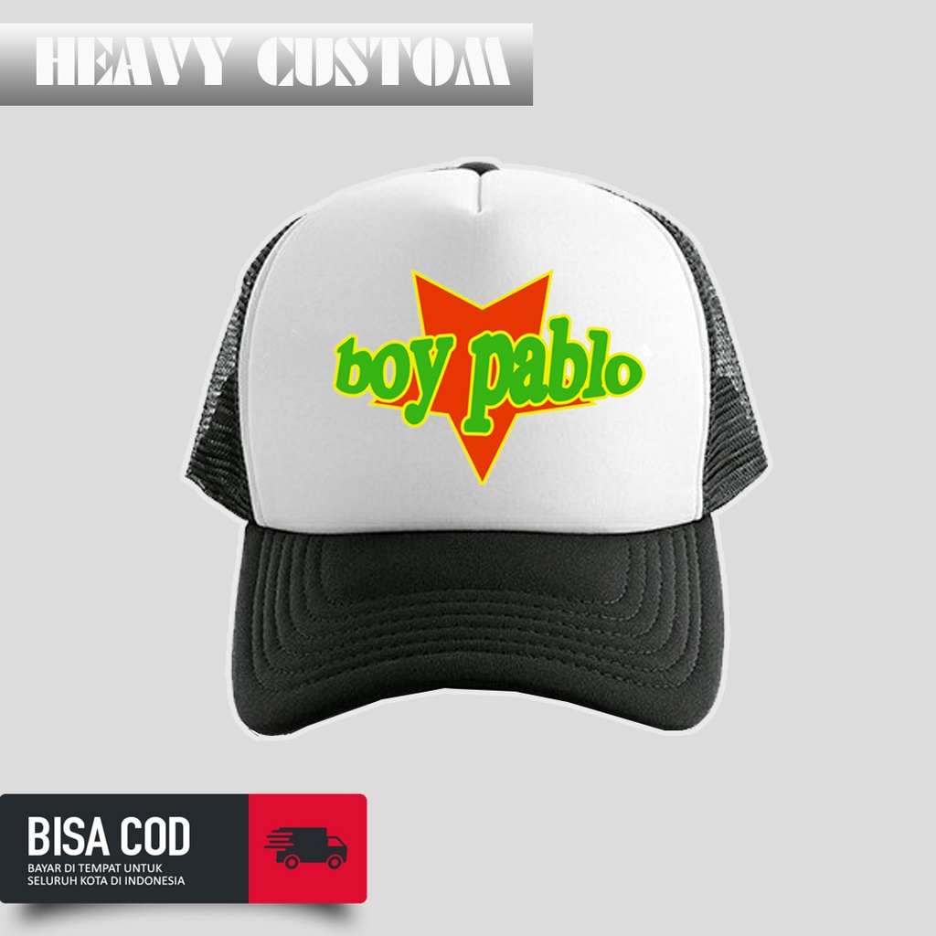 TOPI JARING BOY PABLO / TOPI BOY PABLO / TOPI TRUCKER BOY PABLO