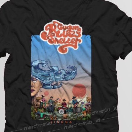 Kaos Gugun Blues Shelter Jingga