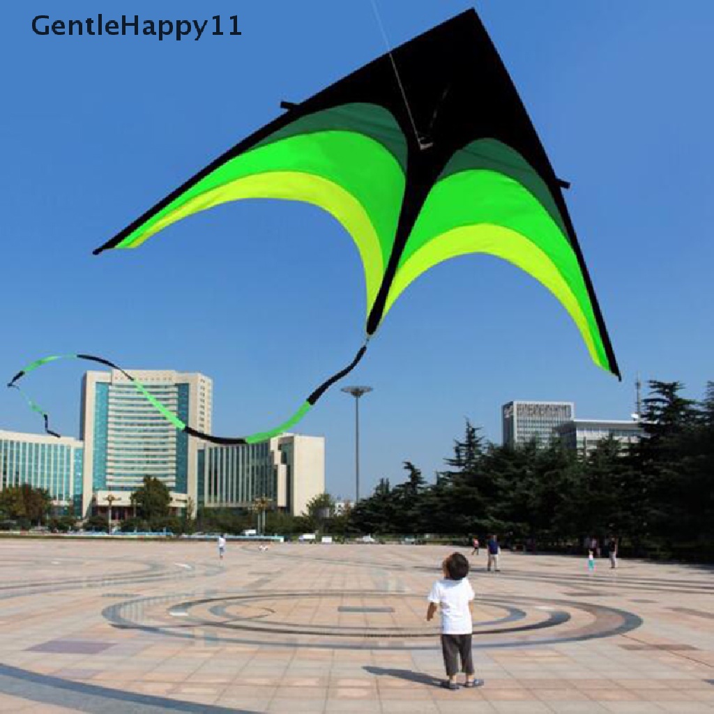 Gentlehappy 120 cm Besar Layangan Line Stunt Anak Layangan Mainan Layangan Terbang Ekor Panjang Layangan Outdoor id