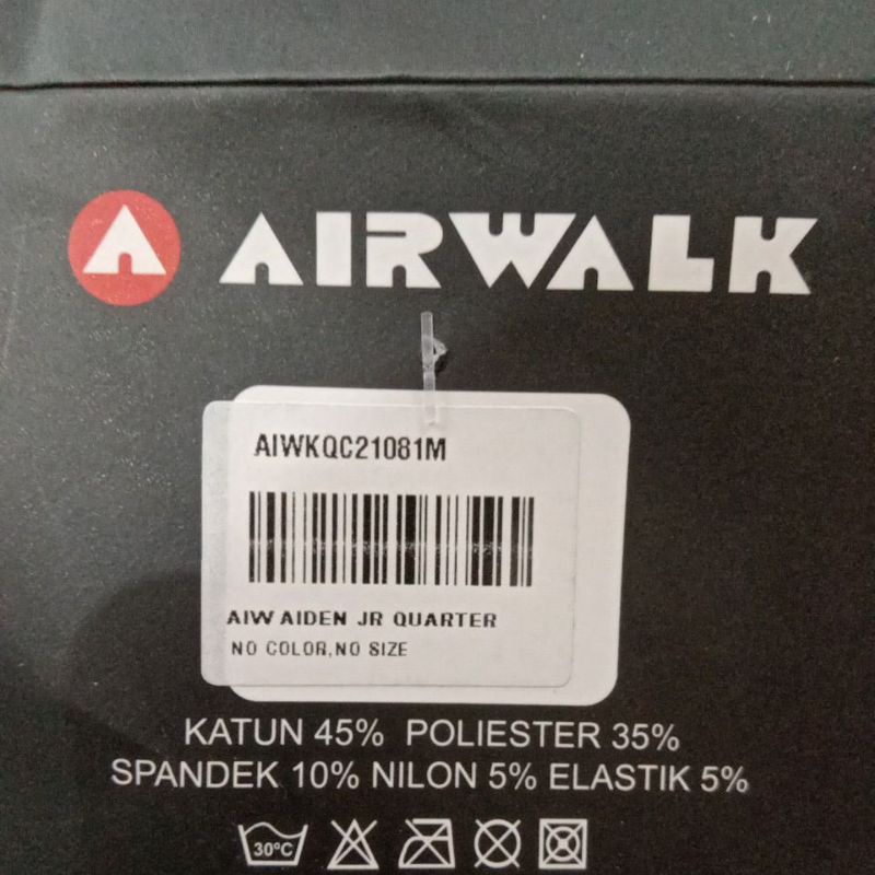 Kaos Kaki Airwalk Aiden Jr Quarter